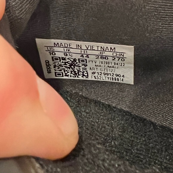 Adidas Ultra Boost 22 Mens size 10 Triple Black GZ0127 - Picture 6 of 7